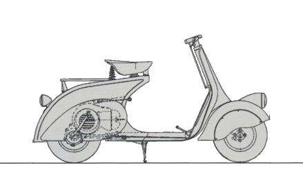 progetto della prima Vespa